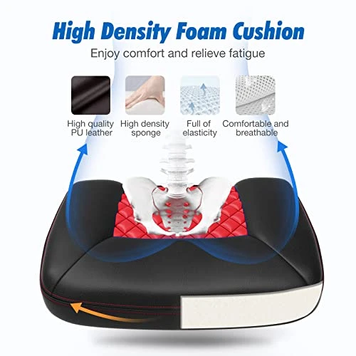 Gaming Chair - Ergonomic Office Chair Desk Chair With Flip-up Armrests And Lumbar Support PU Leather Executive Mid Back Computer Chair For Adults 2 Gaming Chair - Ergonomic Office Chair Desk Chair With Flip-up Armrests And Lumbar Support PU Leather Executive Mid Back Computer Chair For Adults - Image 2