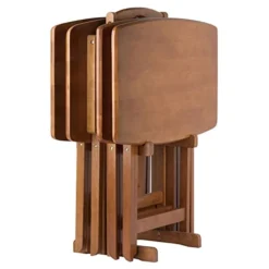 Winsome Wood Dylan Snack Table Teak -Amazon Basics Furniture Shop 41DEBeUBEVL