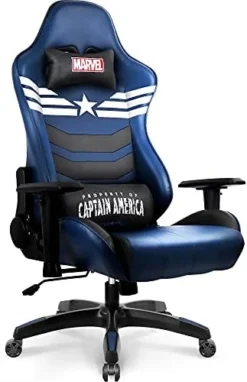 Marvel Avengers Gaming Chair Desk Office Computer Racing Chairs - Adults Gamer Ergonomic Game Reclining High Back Support Racer Leather (Spider-Man) -Amazon Basics Furniture Shop 41DRh nQ6RL. AC