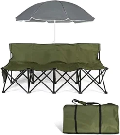 AOTIFARM Portable Sports Bench 4 Seat Folding Camping Chairs Team Sideline Bench Lawn Chairs Heavy Duty With Removable Seat Green XH4Y1A Folding Chairs -Amazon Basics Furniture Shop 41E5CJi9IvL. AC