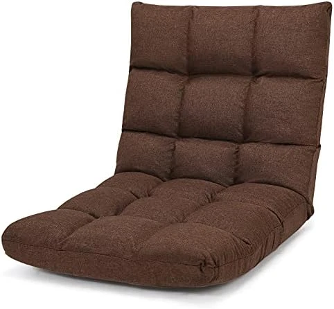 Giantex Floor Sofa Chair Video Gaming Chair With 14 Adjustable Position, Padded Back Support Floor Cushioned Seat, Folding Lazy Chair For Meditation, Reading, Watching, Living Room Recliner(Black) 8 Giantex Floor Sofa Chair Video Gaming Chair With 14 Adjustable Position, Padded Back Support Floor Cushioned Seat, Folding Lazy Chair For Meditation, Reading, Watching, Living Room Recliner(Black) - Image 8