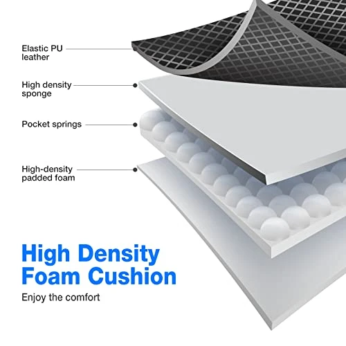 Gaming Chair - Ergonomic Office Chair Desk Chair With Flip-up Armrest And Height Adjustable Splicing PU Leather Computer Chair For Adults 4 Gaming Chair - Ergonomic Office Chair Desk Chair With Flip-up Armrest And Height Adjustable Splicing PU Leather Computer Chair For Adults - Image 4