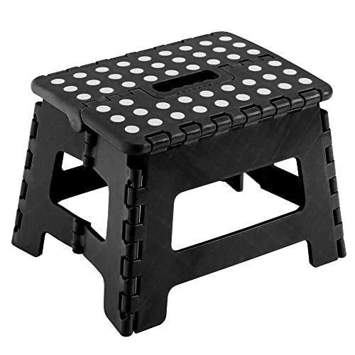 Titiroba 22AA001 Folding Step Stool, Step Stool, Height 8.7 Inches (22 Cm), Car Wash, Fishing, Indoor, Outdoor, Load Capacity 220.5 Lbs (100 Kg), Non-Slip, Folding Chair, Black 1 Titiroba 22AA001 Folding Step Stool, Step Stool, Height 8.7 Inches (22 Cm), Car Wash, Fishing, Indoor, Outdoor, Load Capacity 220.5 Lbs (100 Kg), Non-Slip, Folding Chair, Black