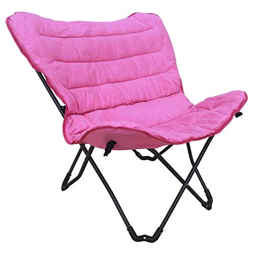 Zenithen Limited Pink Butterfly Folding Chair ? Great For Dorms, Bedrooms And Rec-Rooms 1 Zenithen Limited Pink Butterfly Folding Chair ? Great For Dorms, Bedrooms And Rec-Rooms