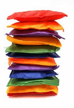 Dondor Multicolored Bean Bags, Strong Nylon Bean Bags