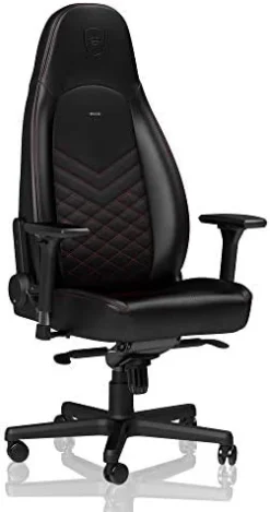 Noblechairs ICON Gaming Chair And Office Chair With Lumbar Support, PU Hybrid Leather, Java Edition -Amazon Basics Furniture Shop 41FGJZ03fxL. AC