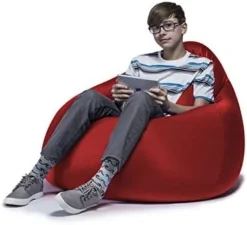 Jaxx Nimbus Spandex Bean Bag Chair Furniture For Dorms, Teen Rooms, And More, Medium, Hot Pink -Amazon Basics Furniture Shop 41FaH m2hJL. AC