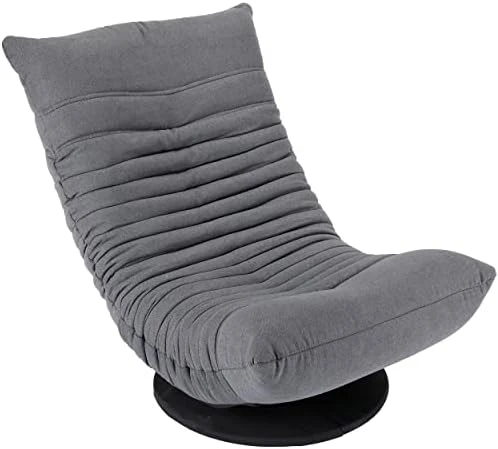 BIRDROCK HOME Swivel Floor Chair For Adults Or Kids | 30.5" H X 23.64" W. 8" Thick Cushion | Grey | 360 Rotating Gaming Seats | Comfy Back Support | Foldable Banana Chair 9 BIRDROCK HOME Swivel Floor Chair For Adults Or Kids | 30.5" H X 23.64" W. 8" Thick Cushion | Grey | 360 Rotating Gaming Seats | Comfy Back Support | Foldable Banana Chair - Image 9