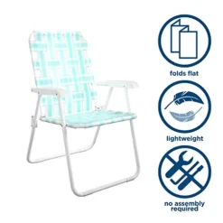 Novogratz Poolside Gossip Collection, Priscilla Folding Chairs, 2-Pack, Aqua Haze 6 Novogratz Poolside Gossip Collection, Priscilla Folding Chairs, 2-Pack, Aqua Haze -Amazon Basics Furniture Shop 41GZUlSa2fL