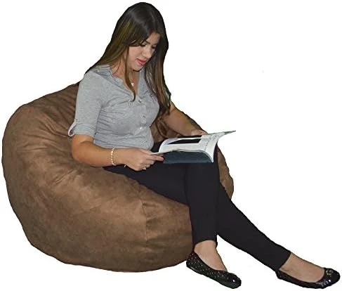 Cozy Sack, , Small Cozy Foam Bean Bag Chair, BLACK 4 Cozy Sack, , Small Cozy Foam Bean Bag Chair, BLACK - Image 4