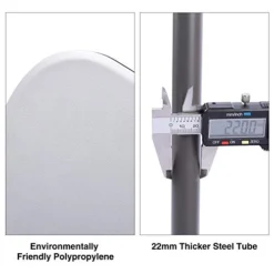 REDCAMP 34" Square Folding Card Table With Resin Top, Portable Fold In Half Small Card Tables With Collapsible Legs For Adults Indoor Outdoor Use, White -Amazon Basics Furniture Shop 41Gzq4e23nL