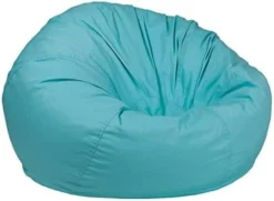 Flash Furniture Duncan Oversized Solid Mint Green Bean Bag Chair For Kids And Adults -Amazon Basics Furniture Shop 41H4RFTO1sL. AC