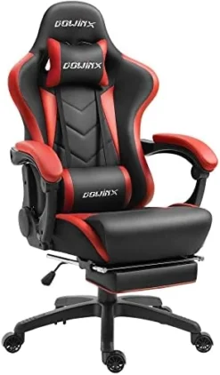 Dowinx Gaming Chair Ergonomic Racing Style Recliner With Massage Lumbar Support, Office Armchair For Computer PU Leather E-Sports Gamer Chairs With Retractable Footrest (Black&Blue) 22 Dowinx Gaming Chair Ergonomic Racing Style Recliner With Massage Lumbar Support, Office Armchair For Computer PU Leather E-Sports Gamer Chairs With Retractable Footrest (Black&Blue) -Amazon Basics Furniture Shop 41HORSVLOL. AC