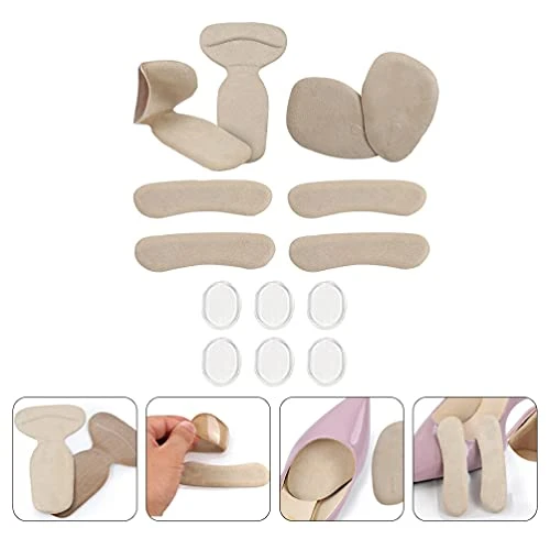 Holibanna Heel Grips High Heel Pads Heel Inserts High Heel Forefoot Cushion Blister Prevention High Heel Insoles High Heel Liners Anti Slip Heel Shoe Cushion Inserts Heel Snugs For Women 6 Holibanna Heel Grips High Heel Pads Heel Inserts High Heel Forefoot Cushion Blister Prevention High Heel Insoles High Heel Liners Anti Slip Heel Shoe Cushion Inserts Heel Snugs For Women - Image 6