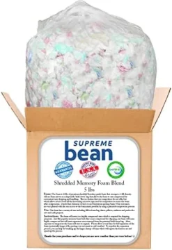 Supreme Bean Foam Filling Bean Bag Refill For Bean Bags, Loungers, And Pool Floats, 100L, White With EZ-Pour Zipper Spout 100 L -Amazon Basics Furniture Shop 41JtlfwXzL. AC