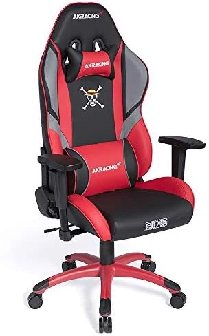AKRacing One Piece Gaming Chair, Desk Chair, Red, One Piece, Collaboration Model, Heavy Duty PU Leather, 180° Reclining, Home, Remote 8 AKRacing One Piece Gaming Chair, Desk Chair, Red, One Piece, Collaboration Model, Heavy Duty PU Leather, 180° Reclining, Home, Remote - Image 8