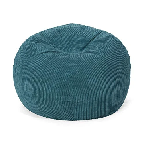 Christopher Knight Home Samantha 3 Foot Beanbag, Dark Teal 1 Christopher Knight Home Samantha 3 Foot Beanbag, Dark Teal