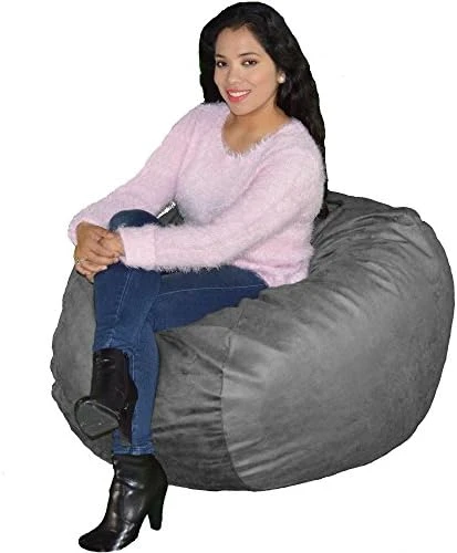 Cozy Sack, , Small Cozy Foam Bean Bag Chair, BLACK 5 Cozy Sack, , Small Cozy Foam Bean Bag Chair, BLACK - Image 5