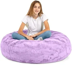 Jaxx Bean Bags Cocoon Junior Kids Bean Bag, 4-Feet, Blueberry Microsuede 25 Jaxx Bean Bags Cocoon Junior Kids Bean Bag, 4-Feet, Blueberry Microsuede -Amazon Basics Furniture Shop 41LlQ49BcZL. AC