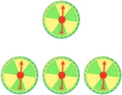 CANIGHT 1set Favors Birthday Indoor Cm Party Decorative Show Tabletop Win Turn Game Mini Draw Activity Activities Pub Yellow Raffle Prop Family Wedding The Hanging Portable Night Gaming -Amazon Basics Furniture Shop 41LnJjEbg L. AC