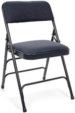 XL Series Commercial Fabric Padded Folding Chair, Triple Cross Bracing, Quad Hinging, 300 Lb Tested, 4 Pack (Beige) -Amazon Basics Furniture Shop 41LrvxQzXKL. AC