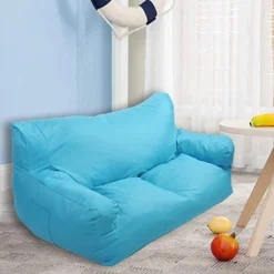 Dporticus Double Mini Lounger Sofa, Bean Bag Chair Self-Rebound Sponge Double Child Seat 51" X 32" X 18" Blue 10 Dporticus Double Mini Lounger Sofa, Bean Bag Chair Self-Rebound Sponge Double Child Seat 51" X 32" X 18" Blue -Amazon Basics Furniture Shop 41M65NAJRJL