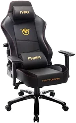 Big And Tall Gaming Chair 350lbs-Racing Computer Gamer Chair, Ergonomic High Back PC Chair With Wide Seat, Reclining Back, 3D Armrest For Adult -Amazon Basics Furniture Shop 41MS0OUTa L. AC