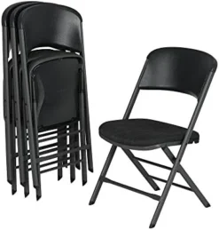 LIFETIME Commercial Grade Folding Chairs, 4 Pack, Charcoal Gray 14 LIFETIME Commercial Grade Folding Chairs, 4 Pack, Charcoal Gray -Amazon Basics Furniture Shop 41MlDgw1jDL. AC