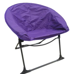 IMPACT CANOPY Luna Lightweight Portable Folding Dorm Chair, Purple