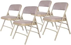 OEF Furnishings Premium Fabric Upholstered Steel Folding Chairs, 4 Pack, Grey 13 OEF Furnishings Premium Fabric Upholstered Steel Folding Chairs, 4 Pack, Grey -Amazon Basics Furniture Shop 41NOxA7FORL. AC