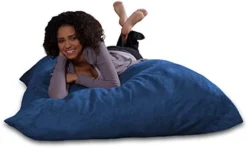 Sofa Sack - Plush, Ultra Soft Bean Bag Chair - Memory Foam Bean Bag Chair With Microsuede Cover - Stuffed Foam Filled Furniture And Accessories For Dorm Room - Charcoal 27 Sofa Sack - Plush, Ultra Soft Bean Bag Chair - Memory Foam Bean Bag Chair With Microsuede Cover - Stuffed Foam Filled Furniture And Accessories For Dorm Room - Charcoal -Amazon Basics Furniture Shop 41NQF9koL. AC