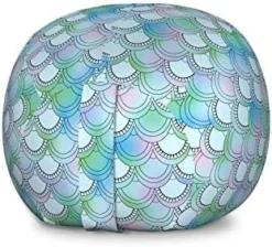 Ambesonne Nautical Storage Toy Bag Chair, Frock Of Frolicking Sharks And Fish Herds Diving Wildlife Exotic Deep Sea Ocean, Stuffed Animal Organizer Washable Bag, Small Size, Blue -Amazon Basics Furniture Shop 41NsSQy5U L. AC