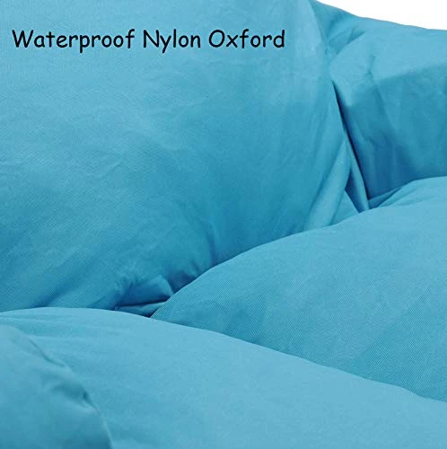 Blue Bean Bag Chair Kids Self-Inflated Sponge Stuffed Beanless Dorm Chair For Adults,Double Seats Sofa Lounger Couch Furniture For Indoor And Outdoor 5 Blue Bean Bag Chair Kids Self-Inflated Sponge Stuffed Beanless Dorm Chair For Adults,Double Seats Sofa Lounger Couch Furniture For Indoor And Outdoor - Image 5