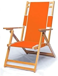 Frankford Umbrellas Heavy Duty Commercial Grade Oak Wooden Beach Chair Folding Wood Chaise Lounger -Amazon Basics Furniture Shop 41P3hDW7uiL. AC