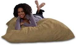 Sofa Sack - Plush, Ultra Soft Bean Bag Chair - Memory Foam Bean Bag Chair With Microsuede Cover - Stuffed Foam Filled Furniture And Accessories For Dorm Room - Charcoal 20 Sofa Sack - Plush, Ultra Soft Bean Bag Chair - Memory Foam Bean Bag Chair With Microsuede Cover - Stuffed Foam Filled Furniture And Accessories For Dorm Room - Charcoal -Amazon Basics Furniture Shop 41PEZRG51NL. AC