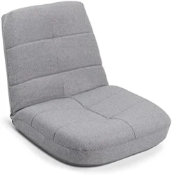 Crestlive Products Easy Lounge, Adjustable Padded Floor Chair With Back Support, Comfortable Folding Chair With Backrest For Home And Office, Floor Pillow For Meditation Or As Gaming Chair (Blue) -Amazon Basics Furniture Shop 41Pi25U5HL. AC