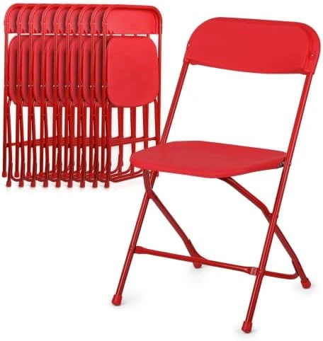 Magshion Plastic Folding Chair Set Of 10 Comfortable Outdoor Indoor Event Chair Lightweight Folding Chair 250LB Capacity White 7 Magshion Plastic Folding Chair Set Of 10 Comfortable Outdoor Indoor Event Chair Lightweight Folding Chair 250LB Capacity White - Image 7