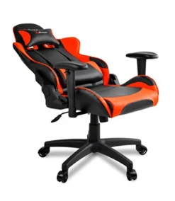 Verona V2 Advanced Racing Style Gaming Chair With High Backrest, Recliner, Swivel, Tilt, Rocker & Seat Height Adjustment, Lumbar & Headrest Pillows Included, Orange - PC/Mac/Linux -Amazon Basics Furniture Shop 41Q6mOgE65L