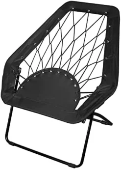 Zenithen Black Hexagon Bungee Chair For Dorm, Bed, Living Room, 32" (Pack Of 1) 14 Zenithen Black Hexagon Bungee Chair For Dorm, Bed, Living Room, 32" (Pack Of 1) -Amazon Basics Furniture Shop 41QFPXnrx0L. AC