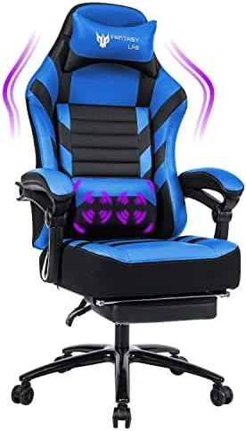 Fantasylab Racing Gaming Chair With Footrest Massage Computer Game Chair 400lb Reclining Gaming Chair Ergonomic Desk Chair Racing Recliner Chairs Leather Memory Foam Office Chair 8 Fantasylab Racing Gaming Chair With Footrest Massage Computer Game Chair 400lb Reclining Gaming Chair Ergonomic Desk Chair Racing Recliner Chairs Leather Memory Foam Office Chair - Image 8