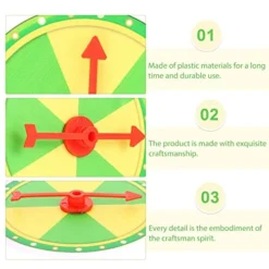 CANIGHT 1set Favors Birthday Indoor Cm Party Decorative Show Tabletop Win Turn Game Mini Draw Activity Activities Pub Yellow Raffle Prop Family Wedding The Hanging Portable Night Gaming -Amazon Basics Furniture Shop 41SLineVR8L