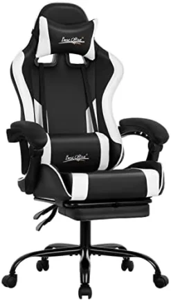 Gaming Chair Office Chair Desk Chair With Footrest Lumbar Support Headrest Armrest Task Rolling Swivel Ergonomic E-Sports Adjustable PC Gamer Chair (Red) 17 Gaming Chair Office Chair Desk Chair With Footrest Lumbar Support Headrest Armrest Task Rolling Swivel Ergonomic E-Sports Adjustable PC Gamer Chair (Red) -Amazon Basics Furniture Shop 41SrV1Sn2vL. AC