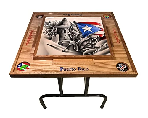 Latinos R Us Puerto Rico Domino Table Símbolos Bóricua 1 Latinos R Us Puerto Rico Domino Table Símbolos Bóricua