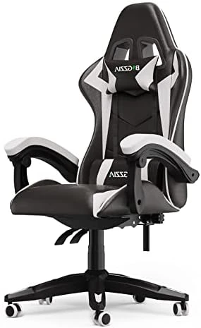 Bigzzia Gaming Chair, Reclining PU Leather Office Desk Chair With Headrest And Lumbar Support, Adjustable Swivel Rolling Video Game Chairs Ergonomic Racing Computer Chair, Red 6 Bigzzia Gaming Chair, Reclining PU Leather Office Desk Chair With Headrest And Lumbar Support, Adjustable Swivel Rolling Video Game Chairs Ergonomic Racing Computer Chair, Red - Image 6