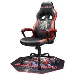 Subsonic Iron Maiden - Non-Slip Gamer Floor Mat For Gaming And Office Chair -Amazon Basics Furniture Shop 41V1gkqdJmL