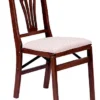 Stakmore Urn Back Folding Chair Finish, Set Of 2, Cherry