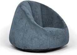 N&V Small Bean Bag Chair, Mini Bean Bag Sack, Foam Filling, Includes Removable And Machine Washable Cover, 27in, Soft Faux Fur, Pink -Amazon Basics Furniture Shop 41W8BOvwi3L. AC