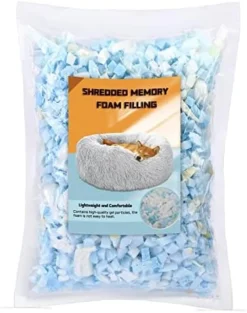 SHWAKK Bean Bag Filler Foam, 150g Premium Shredded Memory Foam, Filler Foam Refill For Easy Pillow, Mattress Grade Replacement Filling For Dolls, Dog Beds, Pillows And Arts Crafts(5.29oz) -Amazon Basics Furniture Shop 41XUKwcYIzL. AC