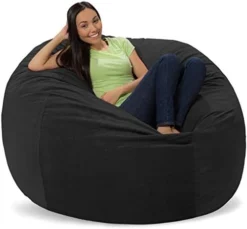 Comfy Sacks Memory Foam Bean Bag Chair, Lime Micro Suede -Amazon Basics Furniture Shop 41Xagy34q2L. AC
