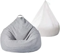 Autek Bean Sofa Chair Couch Bag Cover Set With Inner Bag(No Filler Include) Lazy Lounger Cover For Adults Children Large Avaiable04 -Amazon Basics Furniture Shop 41YRH4Pqm7L. AC
